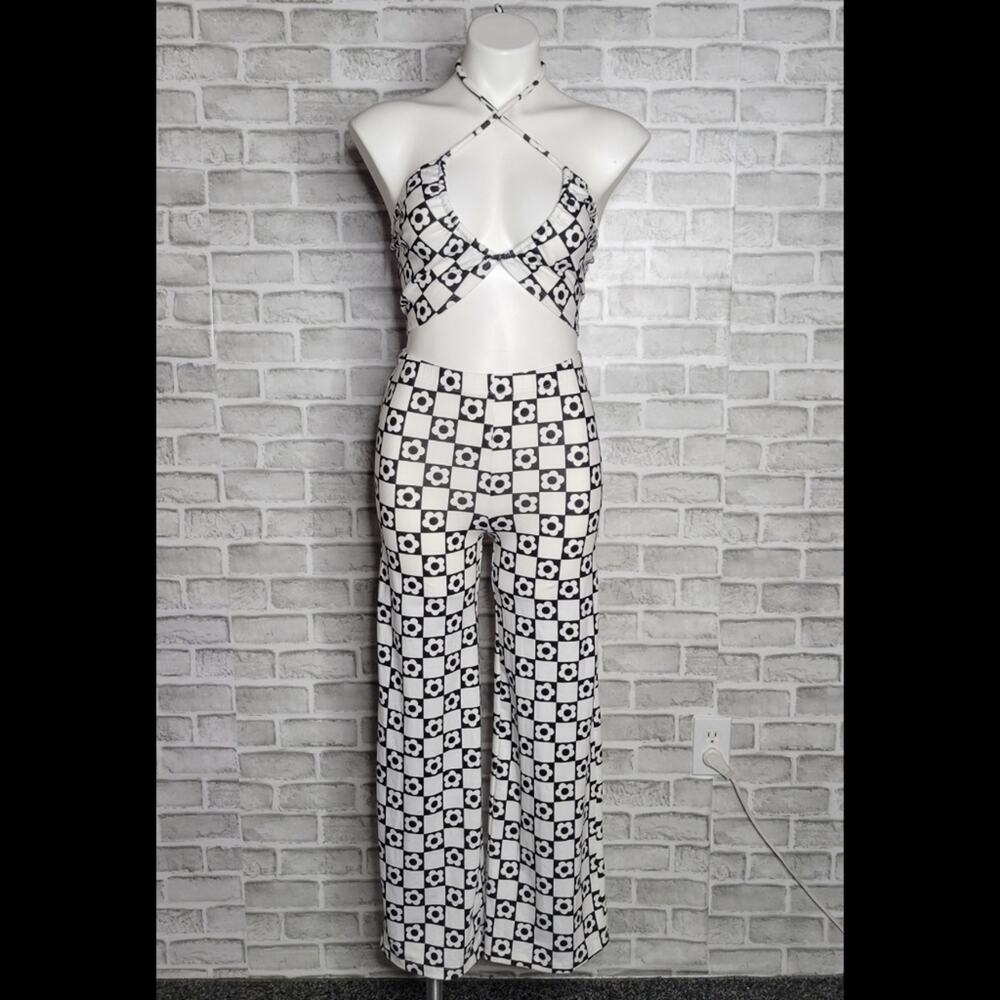 Princess Polly Latiana Retro Flower Vintage Inspired 2 Piece Set, sz 2